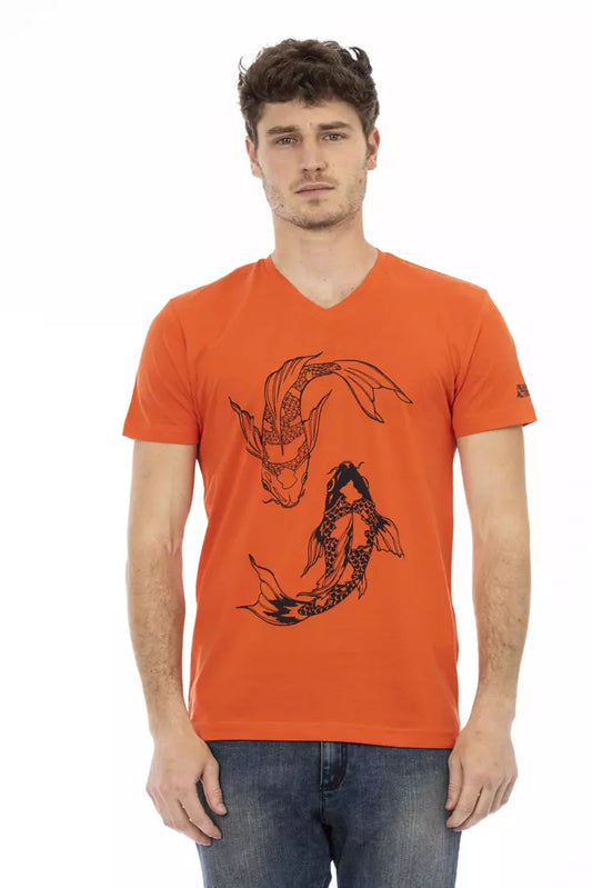 Trussardi Action T-shirt Uomo Cotone Rosso