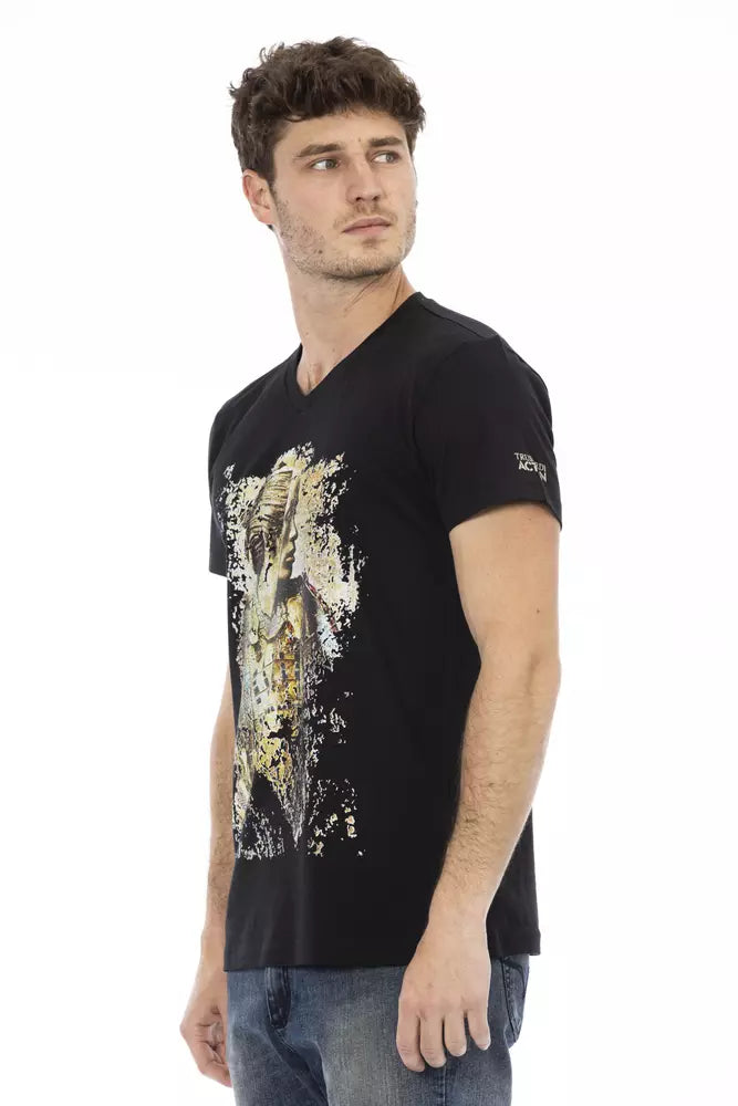 Trussardi Action T-shirt Uomo Cotone Nero