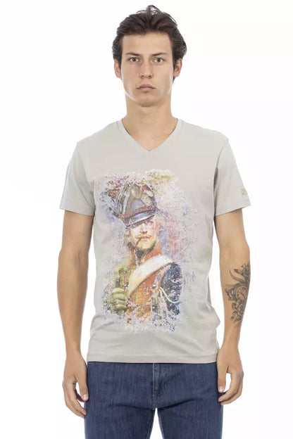 Trussardi Action T-Shirt Uomo Cotone Grigio