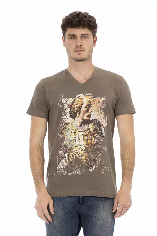 Trussardi Action T-shirt Uomo Cotone Marrone