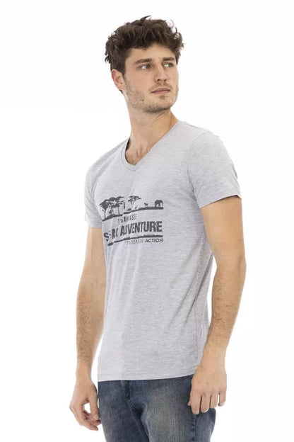 Trussardi Action T-Shirt Uomo Cotone Grigio