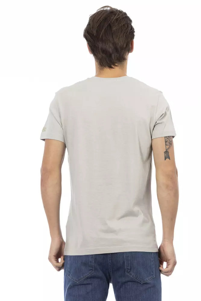 Trussardi Action T-Shirt Uomo Cotone Grigio