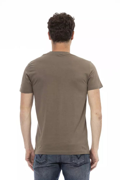 Trussardi Action T-shirt Uomo Cotone Marrone