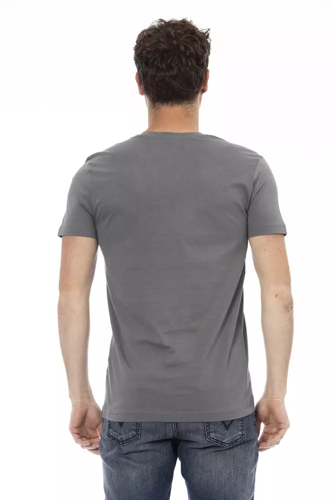 Trussardi Action T-Shirt Uomo Cotone Grigio