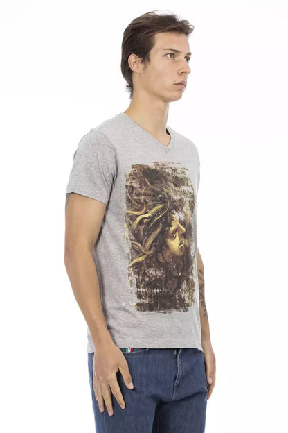 Trussardi Action T-Shirt Uomo Cotone Grigio