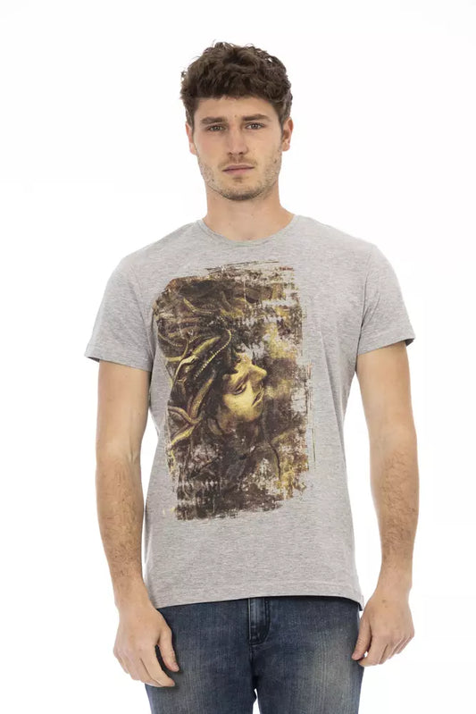 Trussardi Action T-Shirt Uomo Cotone Grigio