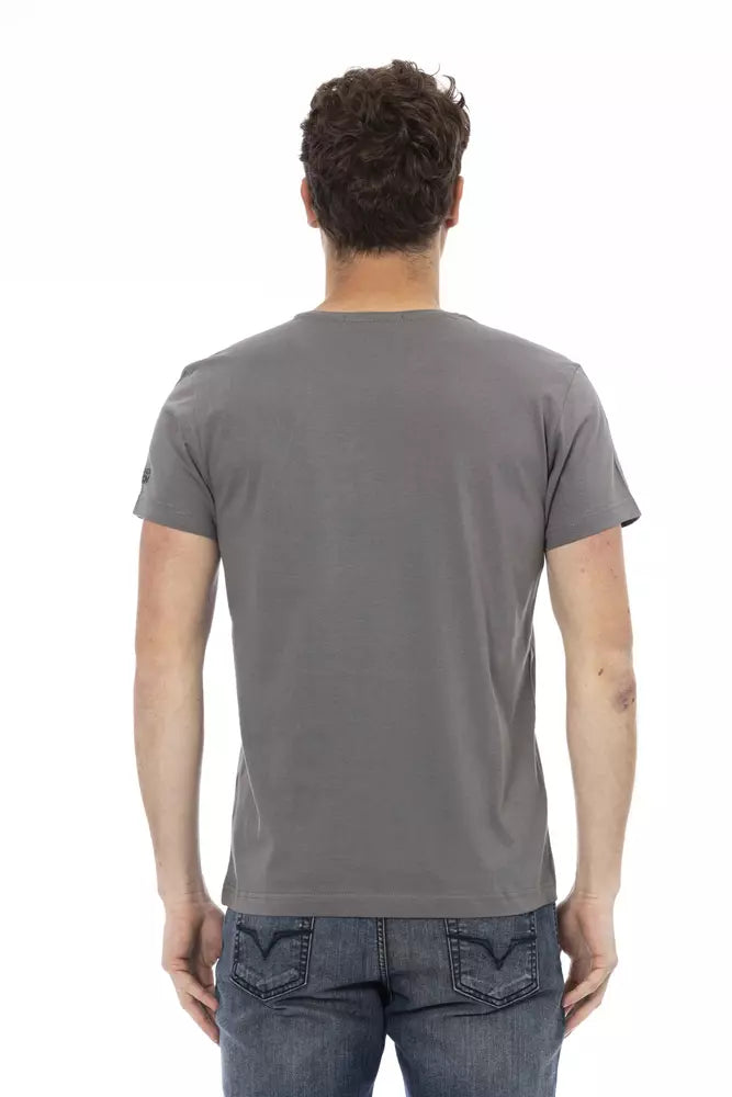 Trussardi Action T-Shirt Uomo Cotone Grigio