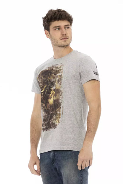 Trussardi Action T-Shirt Uomo Cotone Grigio