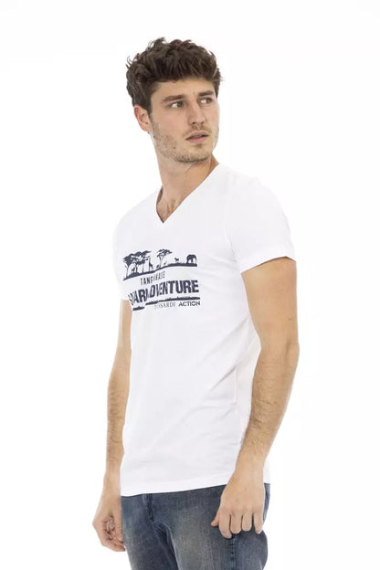 Trussardi Action T-shirt Uomo Cotone Bianco