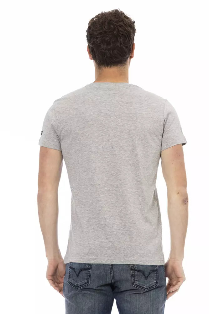 Trussardi Action T-Shirt Uomo Cotone Grigio