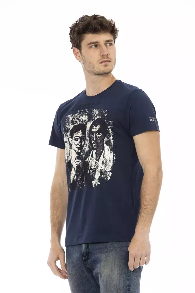 Trussardi Action T-Shirt Uomo Cotone Blu