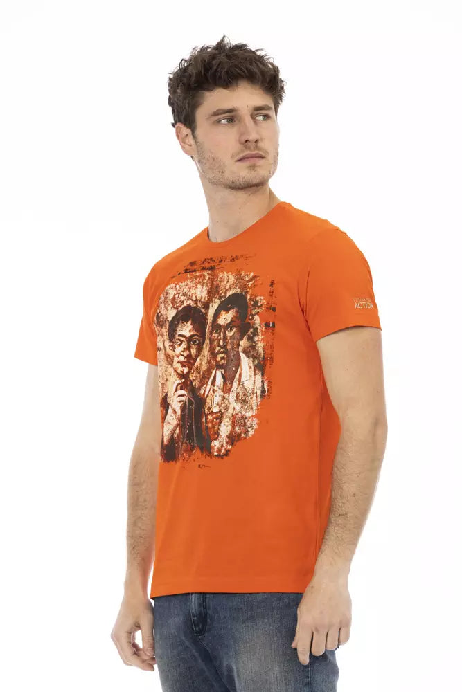 Trussardi Action T-shirt Uomo Cotone Arancione