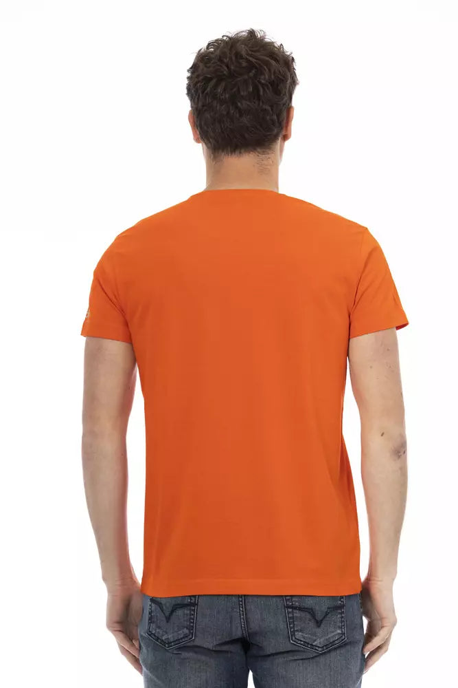 Trussardi Action T-shirt Uomo Cotone Arancione