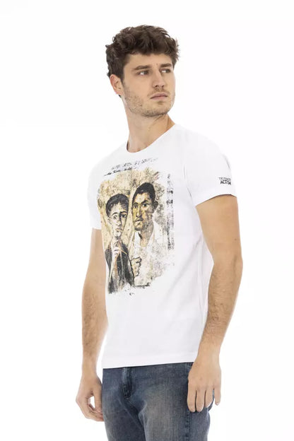 Trussardi Action T-shirt Uomo Cotone Bianco