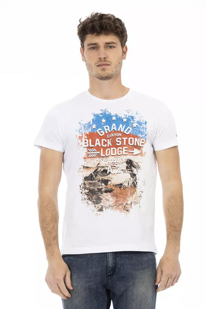 Trussardi Action T-shirt Uomo Cotone Bianco