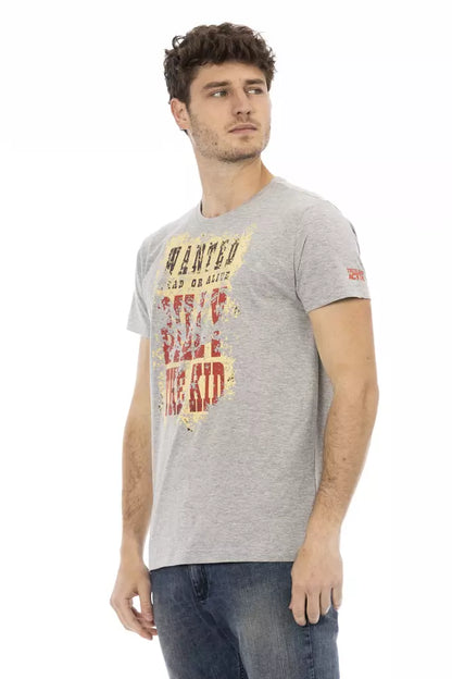 Trussardi Action T-Shirt Uomo Cotone Grigio