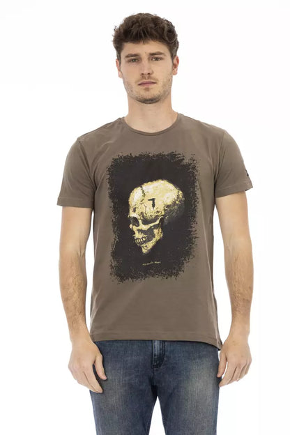 Trussardi Action T-shirt Uomo Cotone Marrone