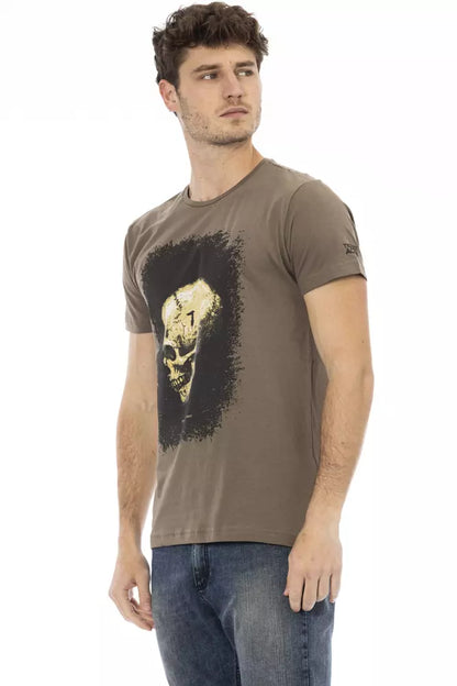 Trussardi Action T-shirt Uomo Cotone Marrone