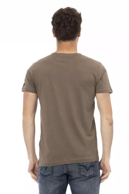 Trussardi Action T-shirt Uomo Cotone Marrone