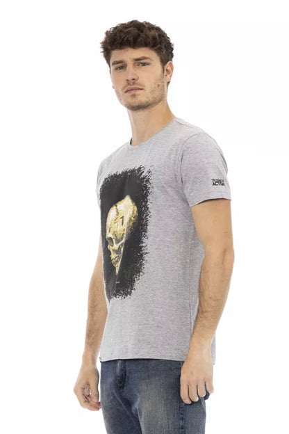 Trussardi Action T-Shirt Uomo Cotone Grigio