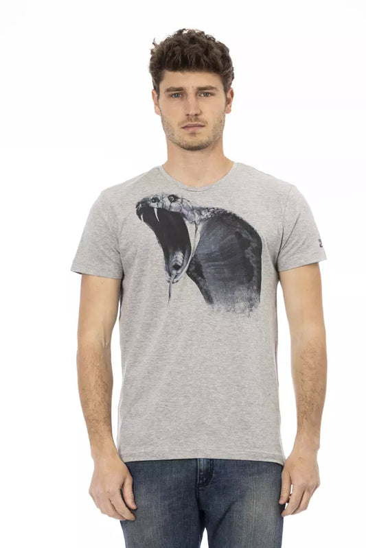 Trussardi Action T-Shirt Uomo Cotone Grigio