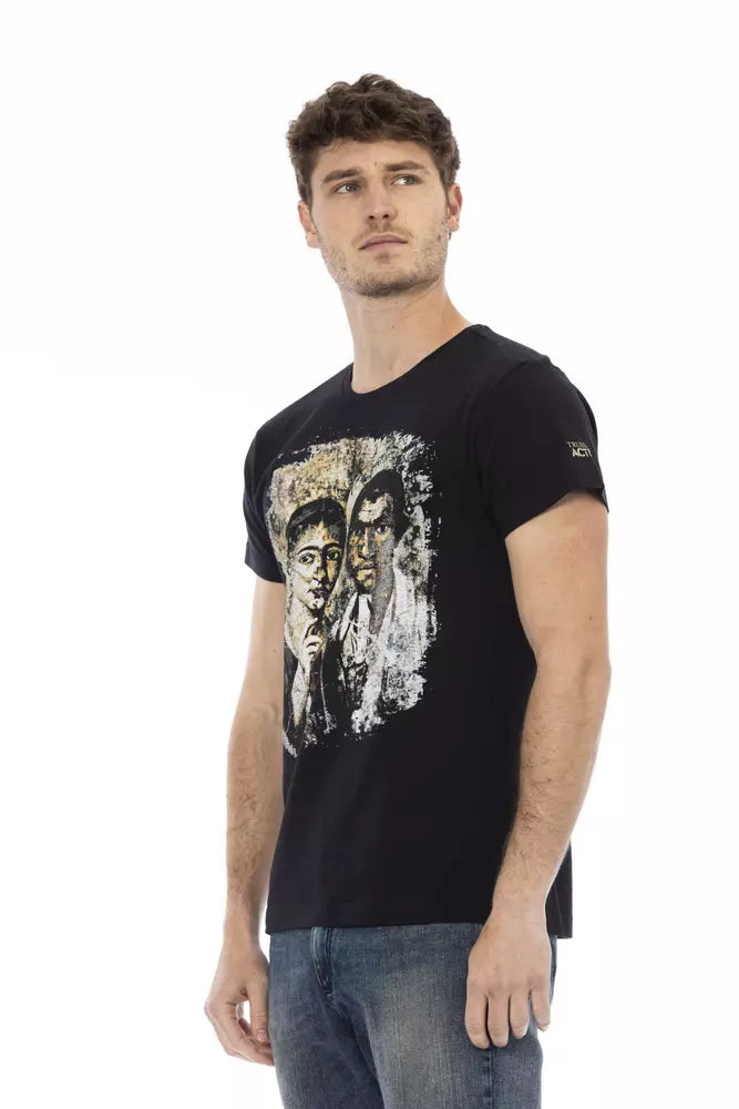 Trussardi Action T-shirt Uomo Cotone Nero