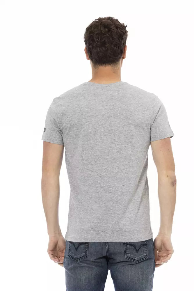 Trussardi Action T-Shirt Uomo Cotone Grigio