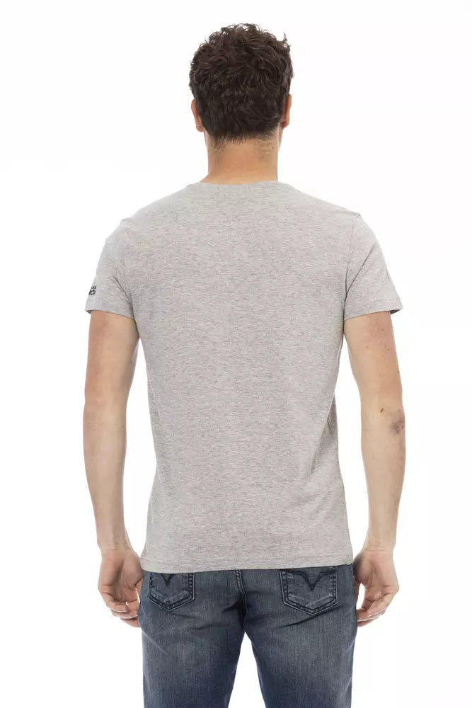 Trussardi Action T-Shirt Uomo Cotone Grigio