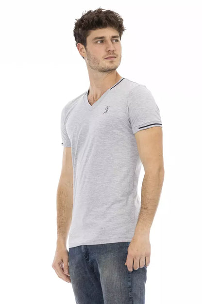 Trussardi Action T-Shirt Uomo Cotone Grigio