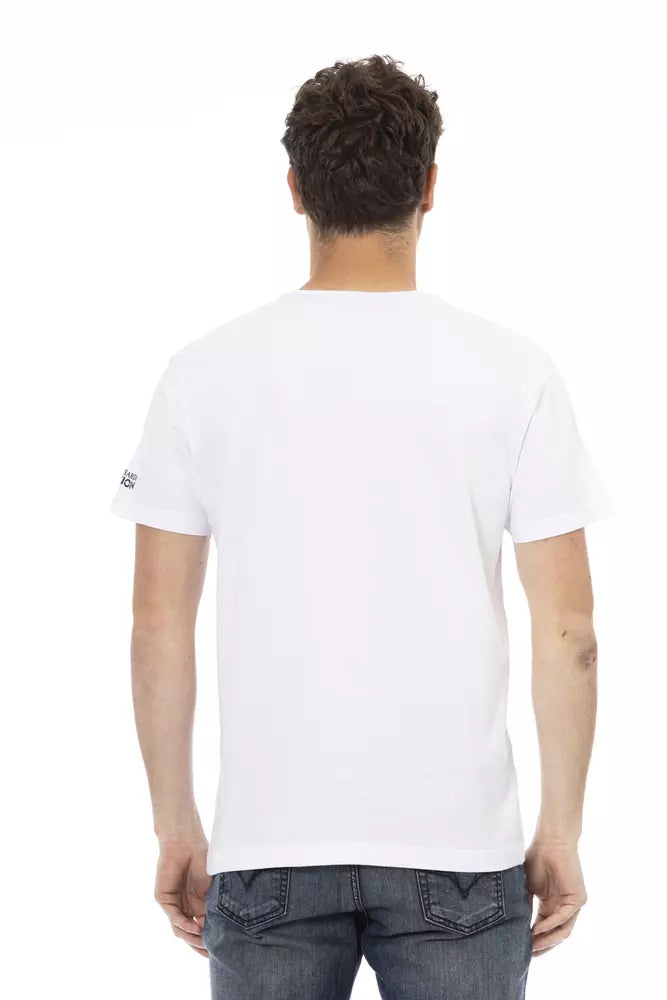 Trussardi Action T-shirt Uomo Cotone Bianco