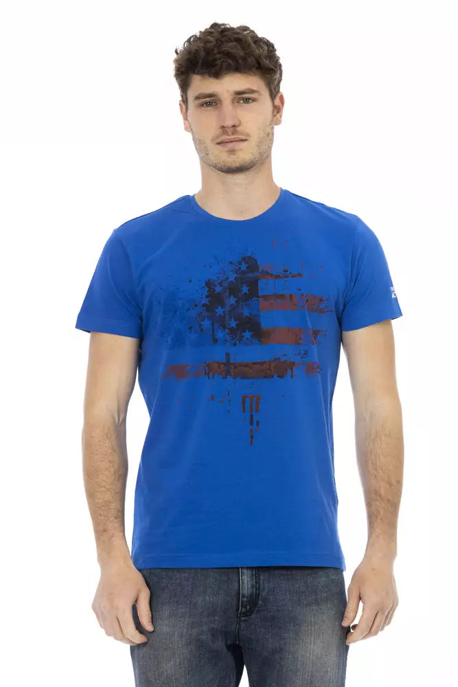 Trussardi Action T-Shirt Uomo Cotone Blu