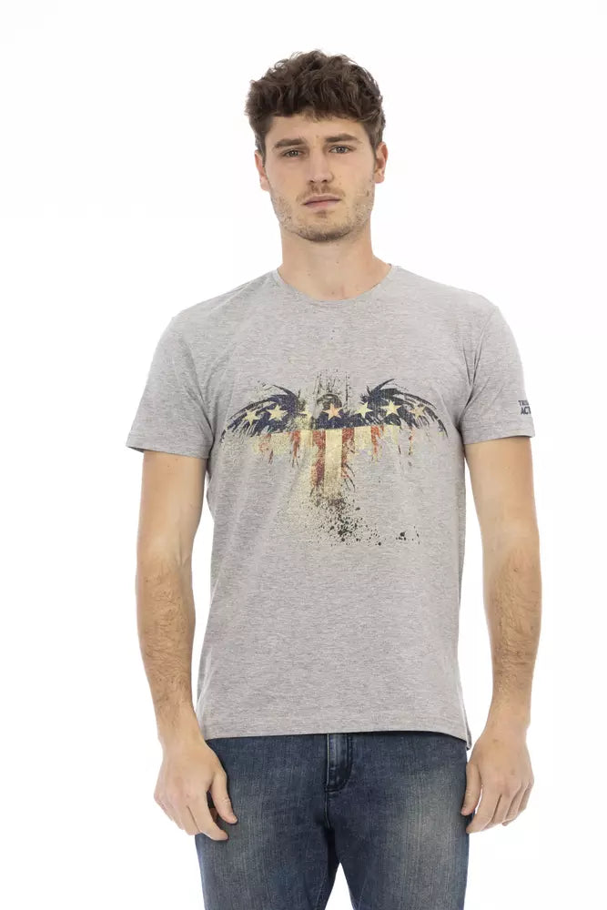 Trussardi Action T-Shirt Uomo Cotone Grigio