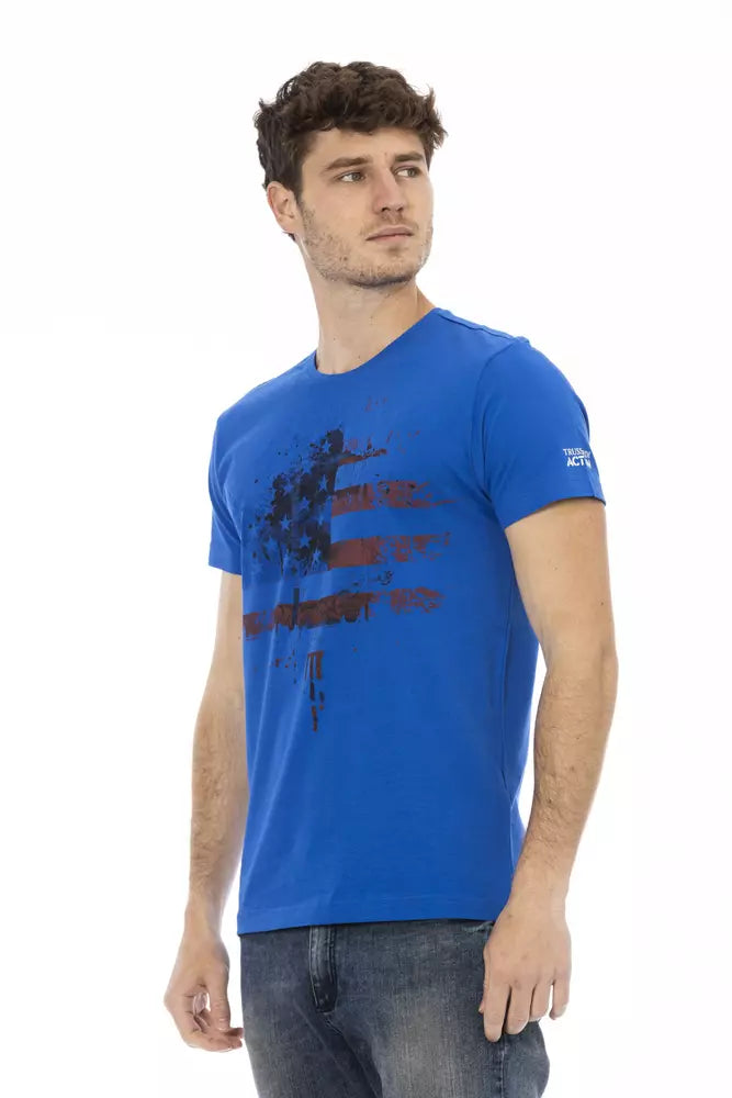 Trussardi Action T-Shirt Uomo Cotone Blu