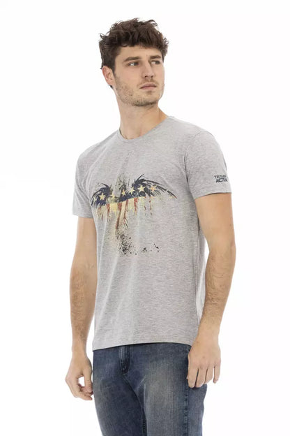 Trussardi Action T-Shirt Uomo Cotone Grigio