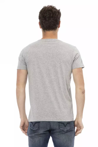 Trussardi Action T-Shirt Uomo Cotone Grigio