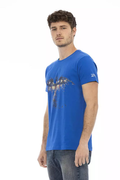 Trussardi Action T-Shirt Uomo Cotone Blu