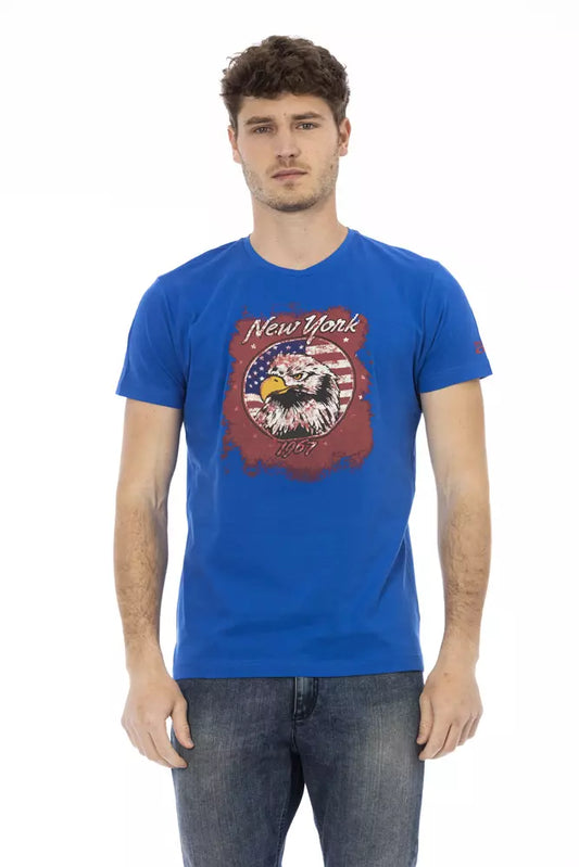 Trussardi Action T-Shirt Uomo Cotone Blu