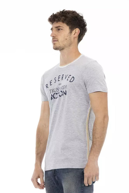 Trussardi Action T-Shirt Uomo Cotone Grigio