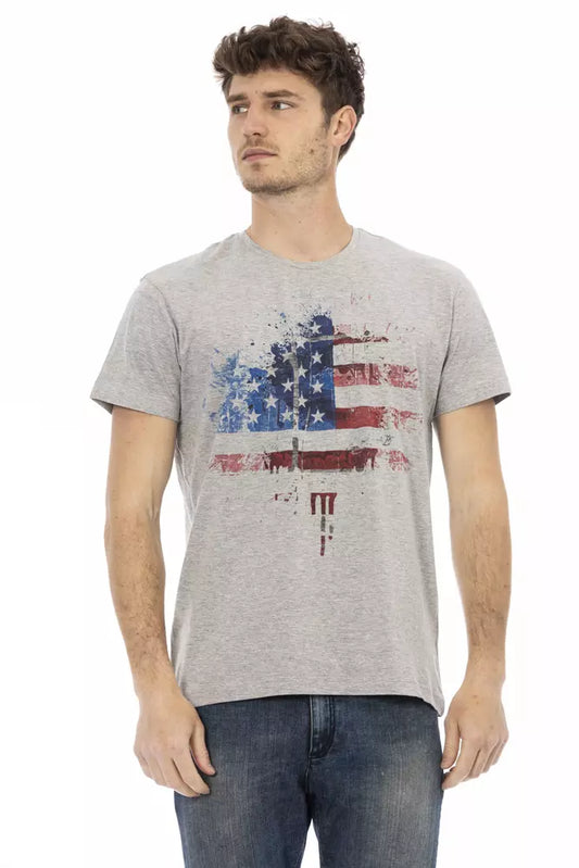 Trussardi Action T-Shirt Uomo Cotone Grigio