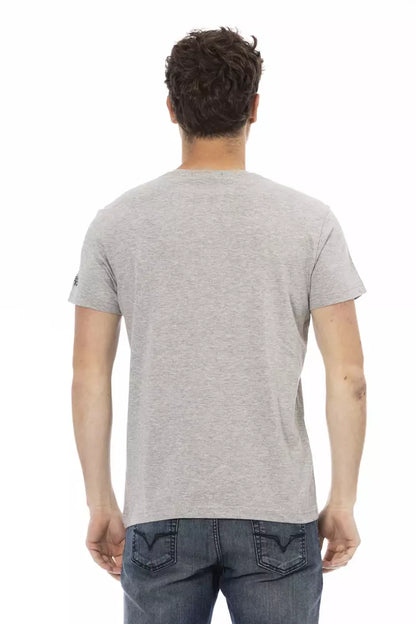 Trussardi Action T-Shirt Uomo Cotone Grigio