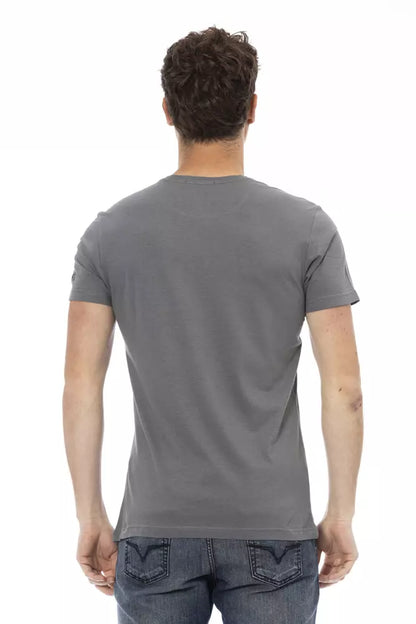 Trussardi Action T-Shirt Uomo Cotone Grigio