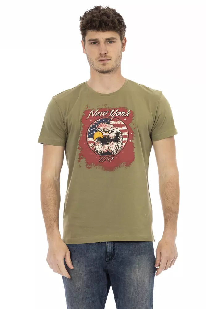 Trussardi Action T-Shirt Uomo Cotone Verde