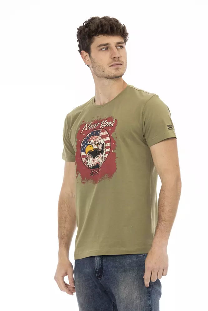 Trussardi Action T-Shirt Uomo Cotone Verde