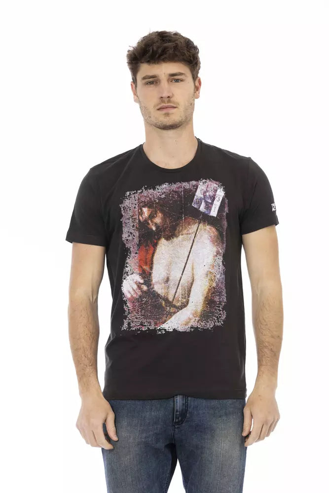 Trussardi Action T-shirt Uomo Cotone Nero