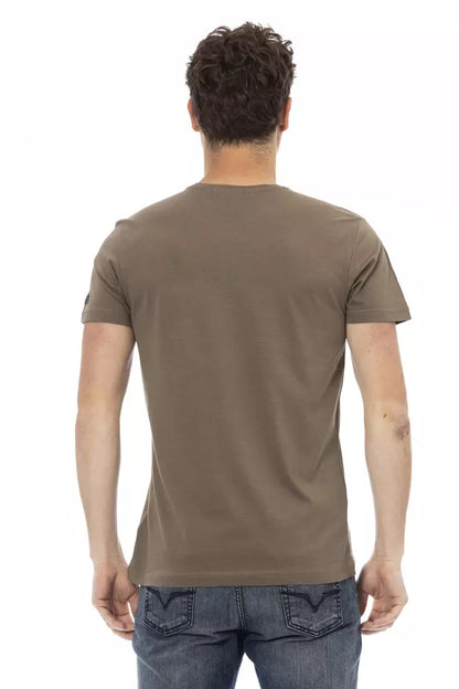 Trussardi Action T-shirt Uomo Cotone Marrone