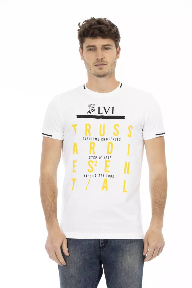 Trussardi Action T-shirt Uomo Cotone Bianco