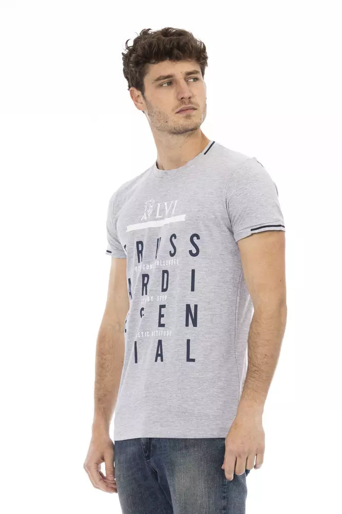 Trussardi Action T-Shirt Uomo Cotone Grigio