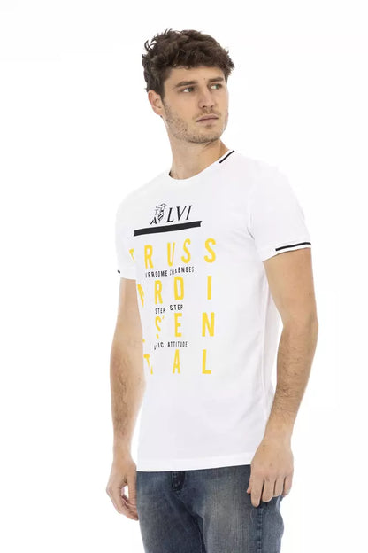 Trussardi Action T-shirt Uomo Cotone Bianco