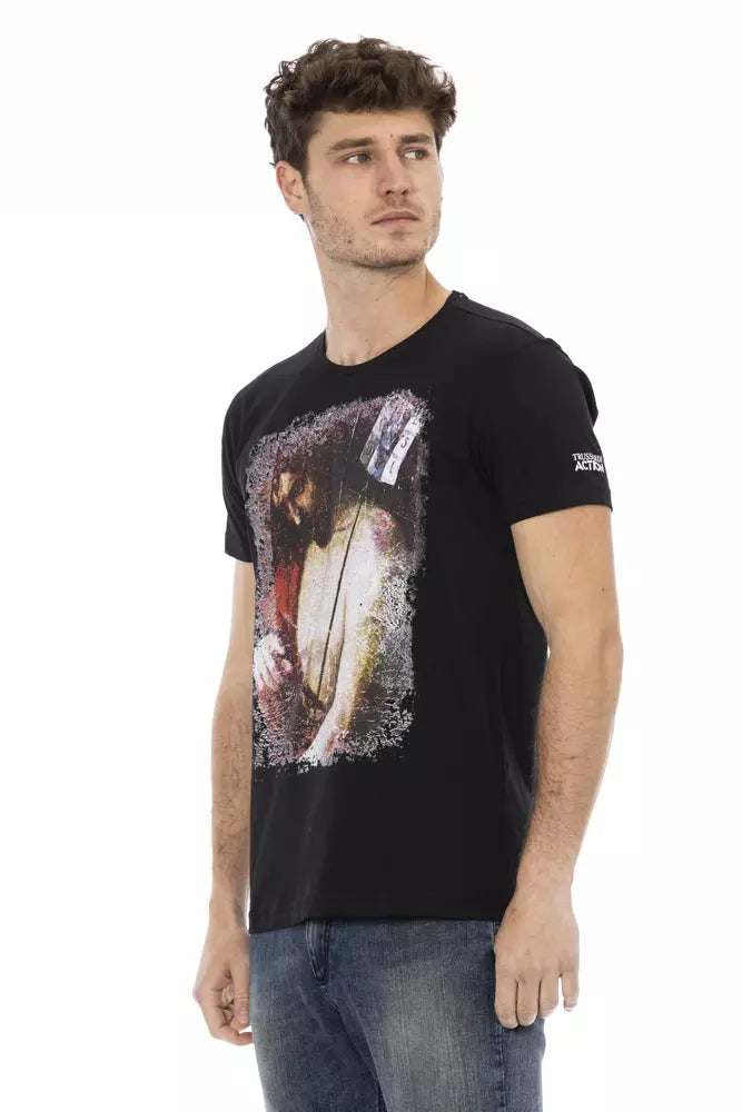 Trussardi Action T-shirt Uomo Cotone Nero