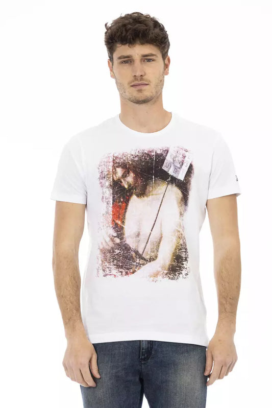 Trussardi Action T-shirt Uomo Cotone Bianco